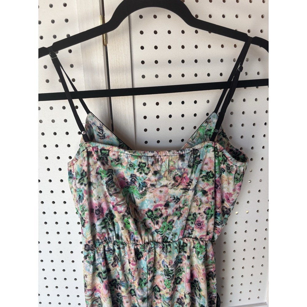 Fire Los Angeles Women's‎ Small Colorful Romper Shortall V-Neck Tank Cute - Picture 9 of 11